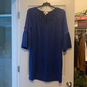 Royal blue short Michael Kors dress
